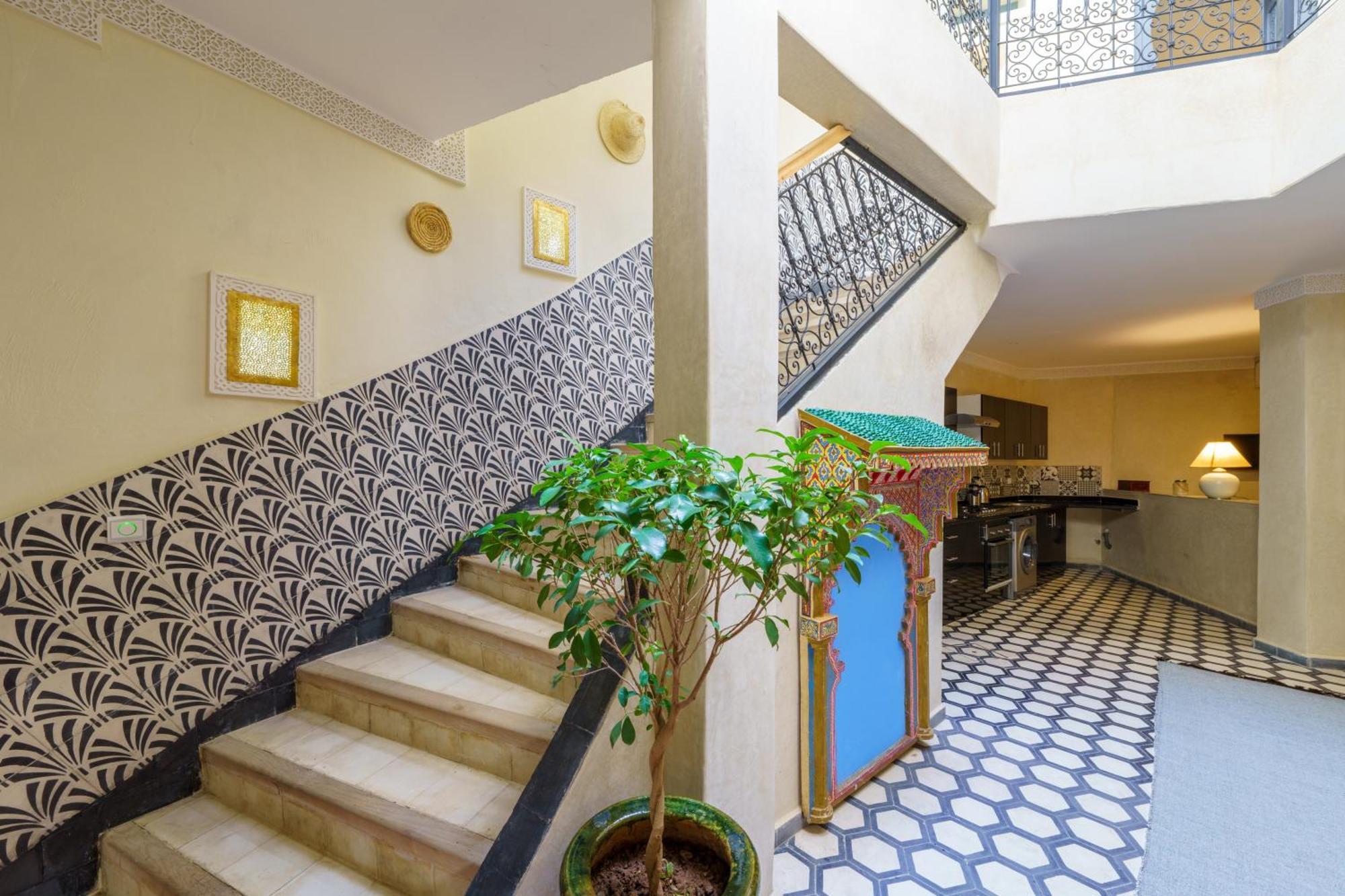 Riad 4 Chambres - Piscine & Petit Dejeuner Gratuit - Wifi Fibre Optique Marraquexe Exterior foto