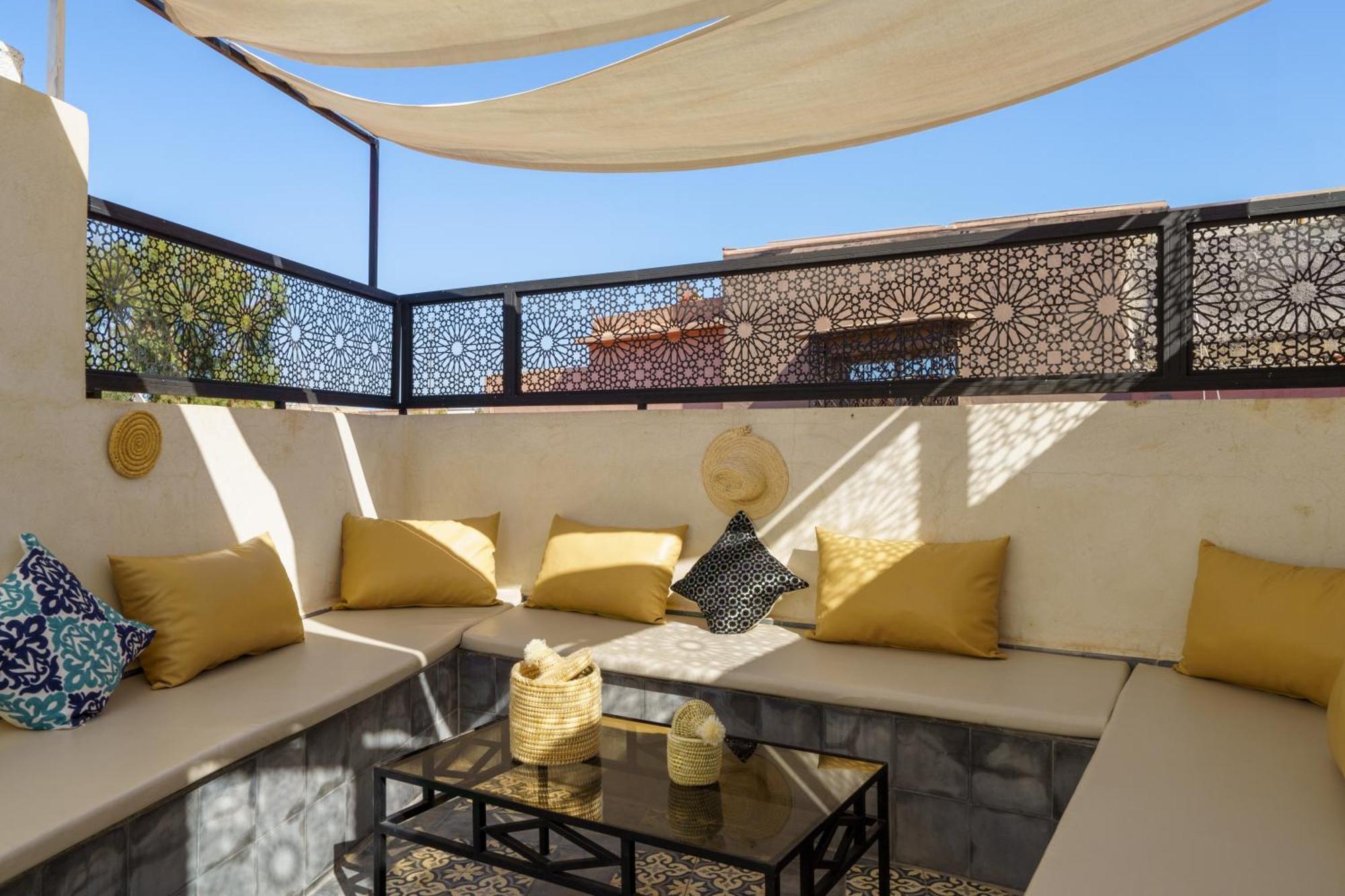 Riad 4 Chambres - Piscine & Petit Dejeuner Gratuit - Wifi Fibre Optique Marraquexe Exterior foto