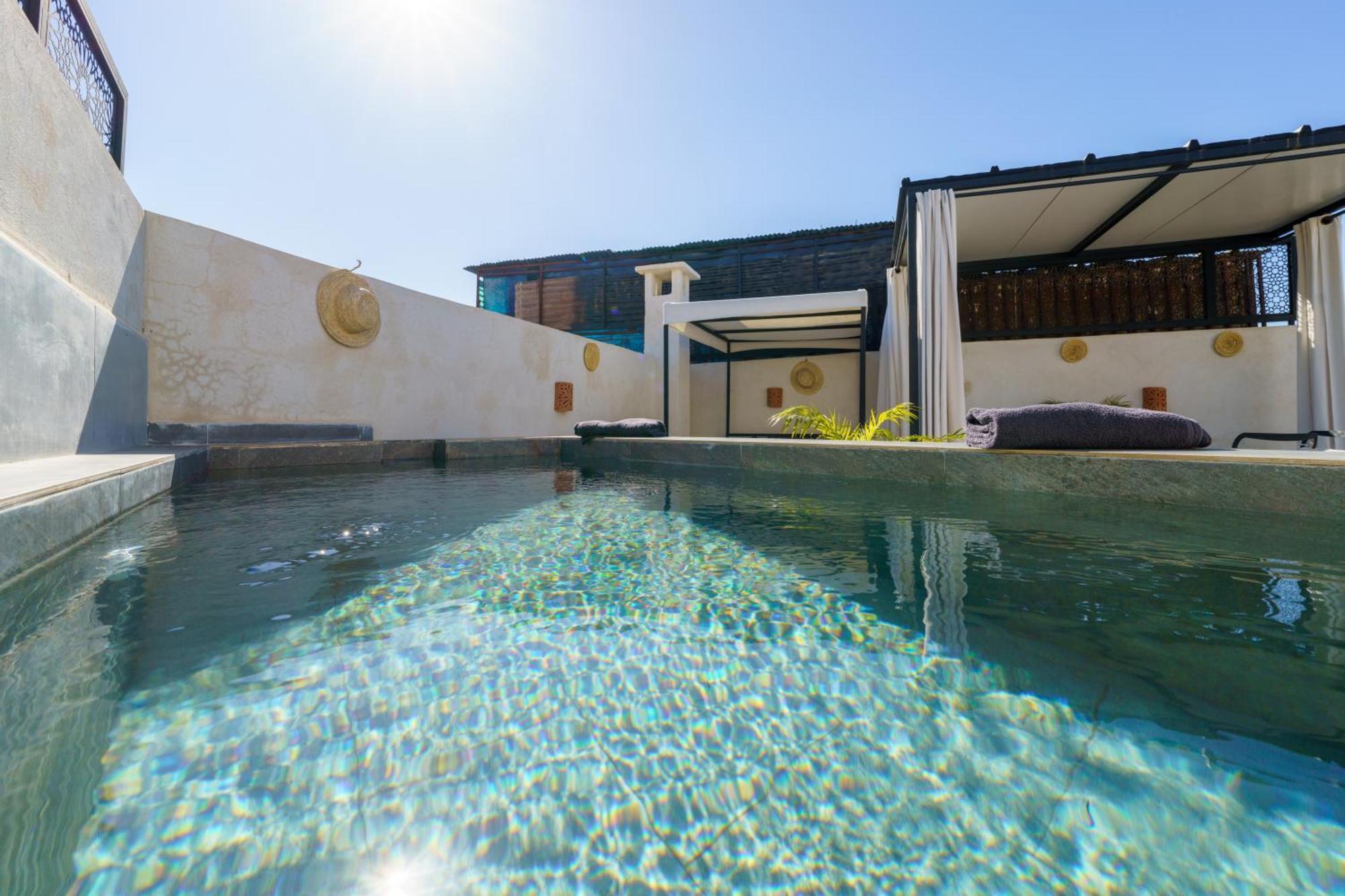 Riad 4 Chambres - Piscine & Petit Dejeuner Gratuit - Wifi Fibre Optique Marraquexe Exterior foto