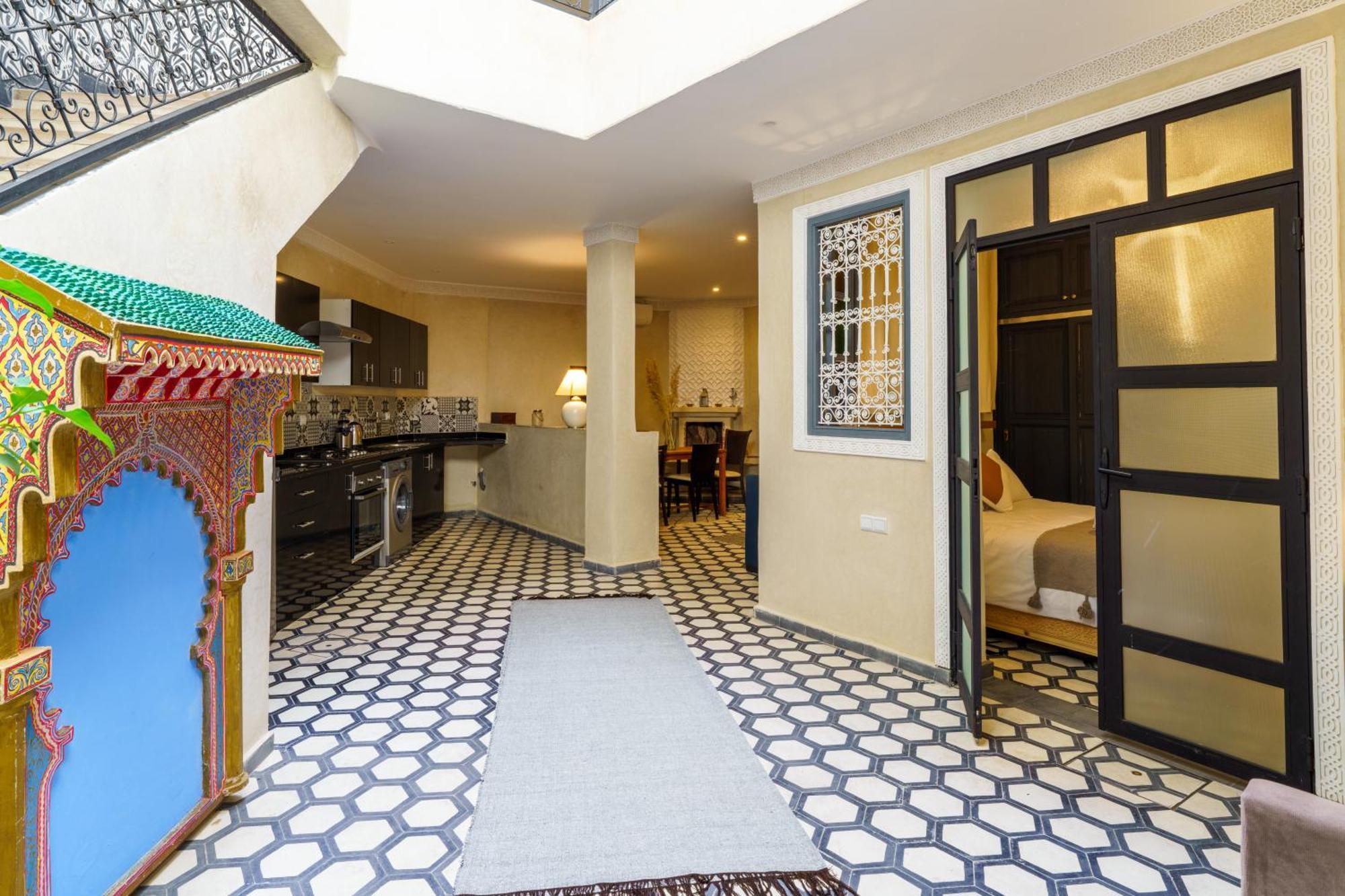 Riad 4 Chambres - Piscine & Petit Dejeuner Gratuit - Wifi Fibre Optique Marraquexe Exterior foto
